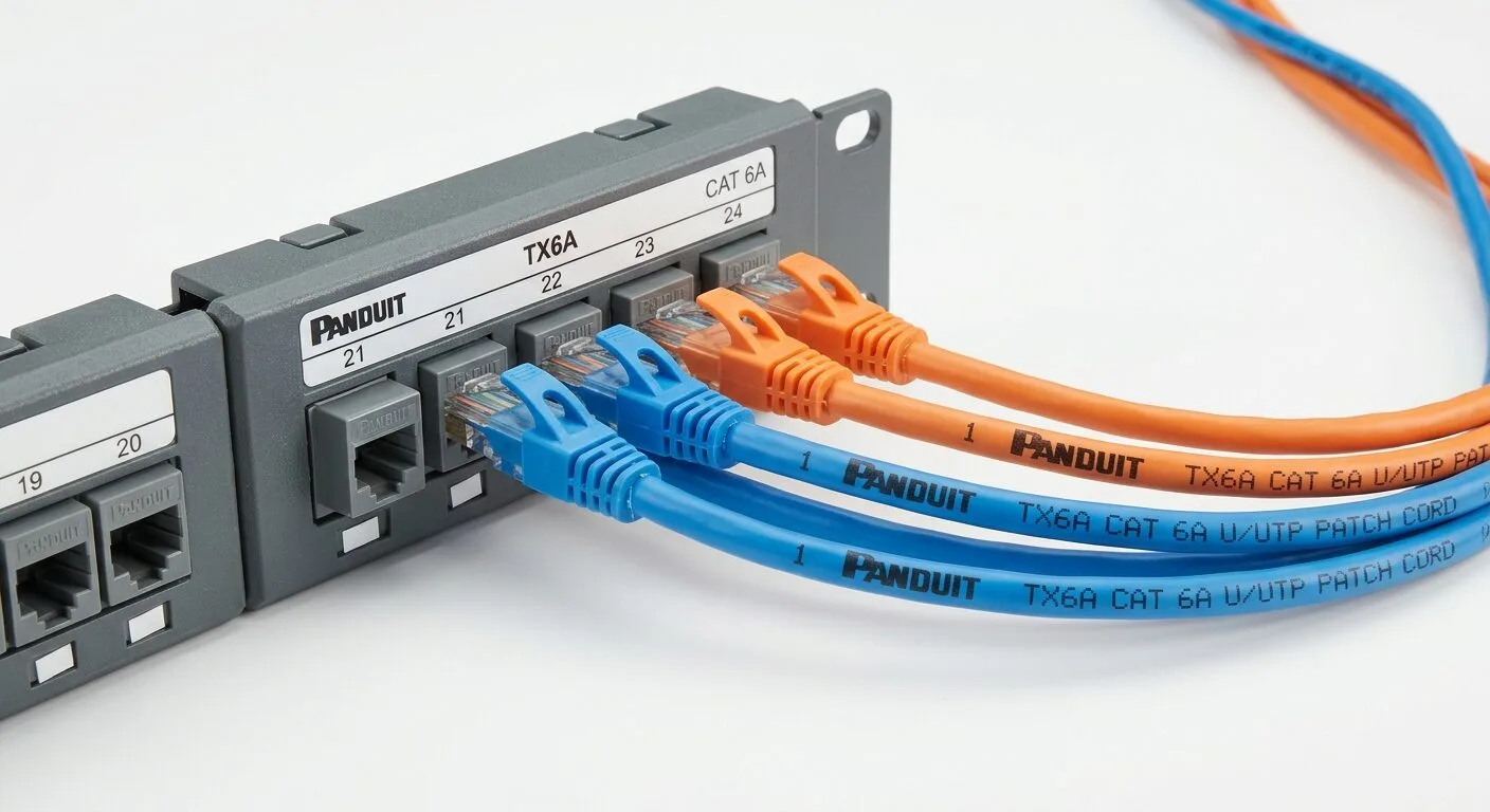 Panduit Cat6A 線材企業佈線