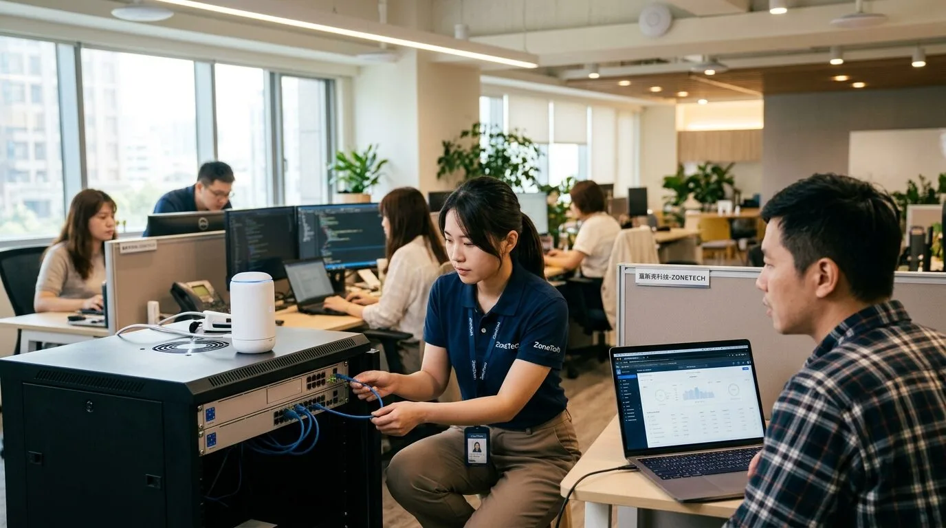 蓋斯克實際案例:LineGO 如何用 UniFi 打造穩定高效的辦公網路 案場照