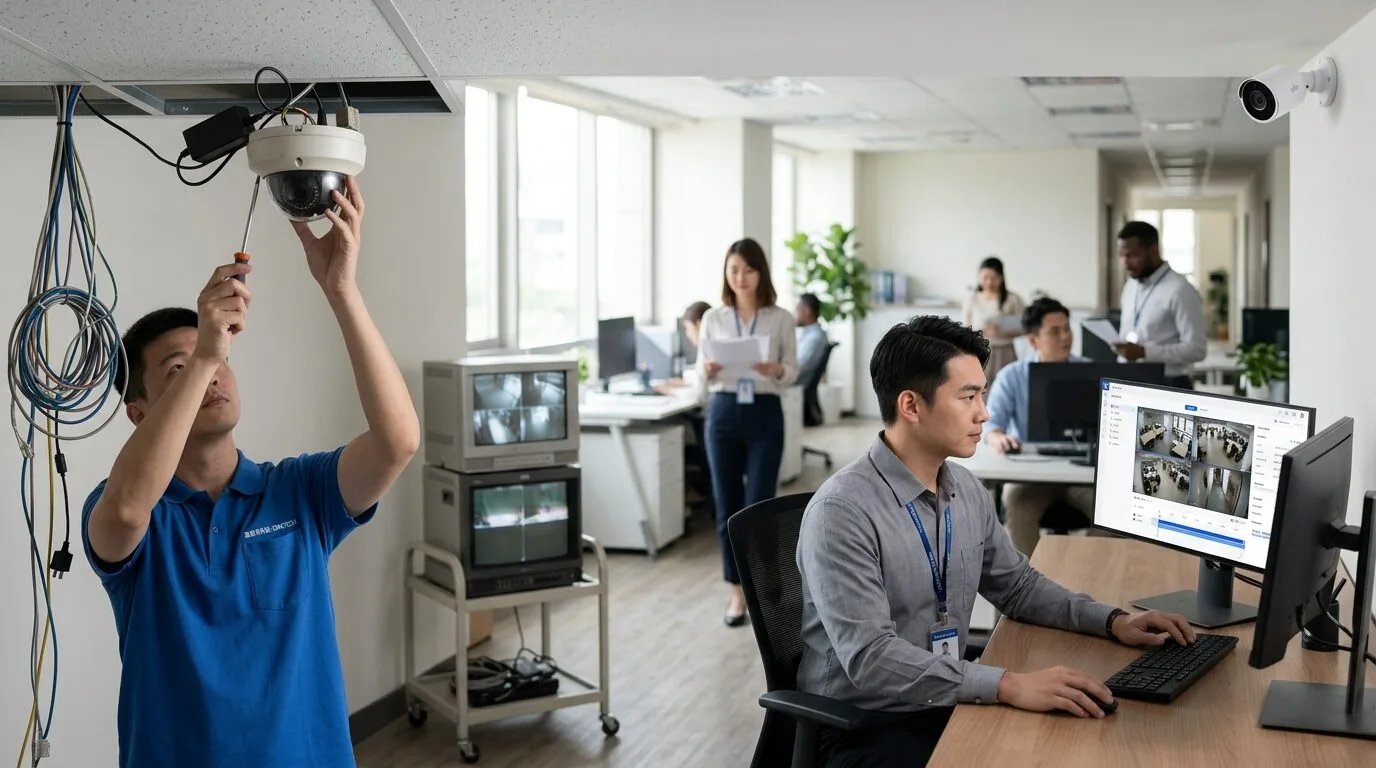 傳統監控 vs. UniFi Protect 整合生態系：不只是「能錄影」而已 案場實景照