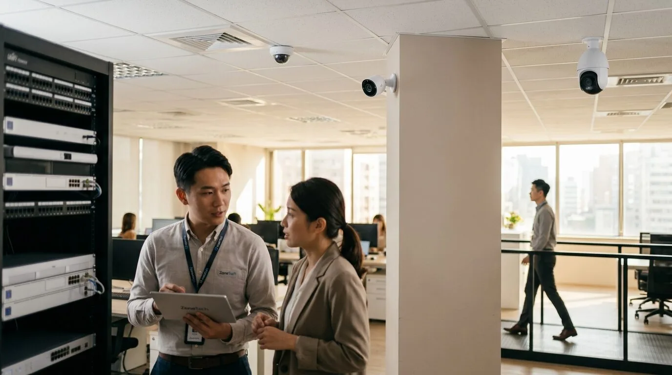 UniFi Protect 攝影機三大系列怎麼選？G5、AI、PTZ 規格比較 案場實景照