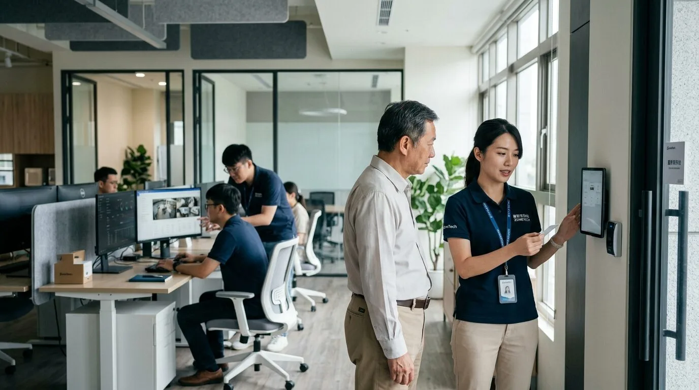 超越監控：UniFi Access 與 Protect 的智慧安防連動 案場實景照