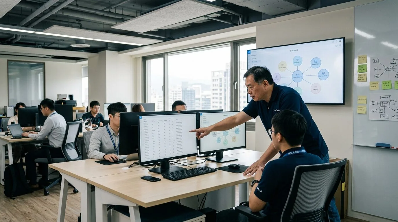 傳統 Rule-Based vs. UniFi 區域防火牆:從清單到地圖的思維轉 案場實景照