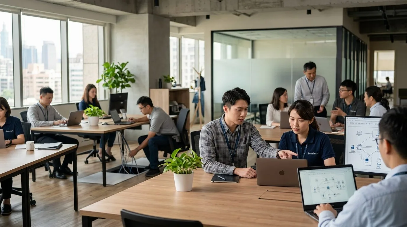 零信任是什麼?為什麼「內部網路=可信任」是危險的迷思? 案場實景照