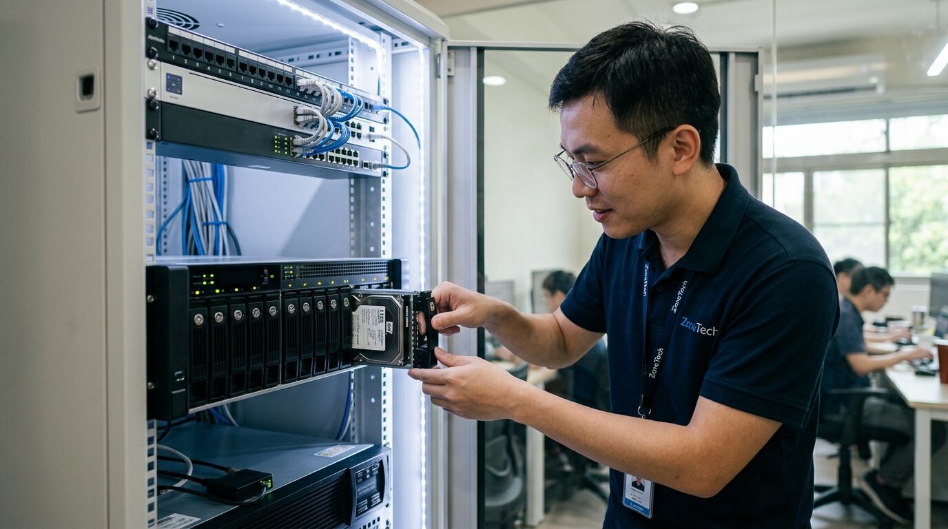 蓋斯克科技工程師維護企業級NAS設備|NAS雲端租賃|蓋斯克科技