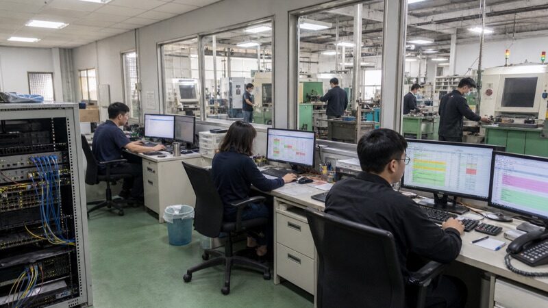 製造業工廠 IT 委外實景：ERP 報工電腦與廠區網路機櫃維運｜蓋斯克科技