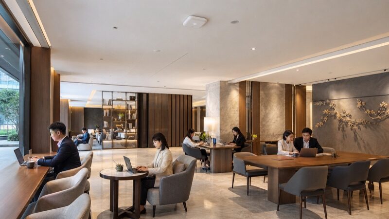 商務中心與飯店 Wi-Fi 實景：共享辦公區 AP 佈點、訪客網路隔離｜蓋斯克科技