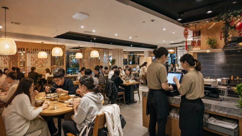 餐飲門市 Wi-Fi 實景：POS 結帳與顧客用網分流的餐廳現場｜蓋斯克科技